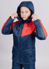 Детский тёплый прогулочный лыжный костюм Nordski Jr. Premium-Sport Red/Dark Navy