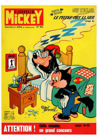 Le Journal de Mickey #933 (на французском языке)
