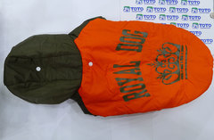 Royal Dog дождевик с флисом оранжевый, размер 2XL