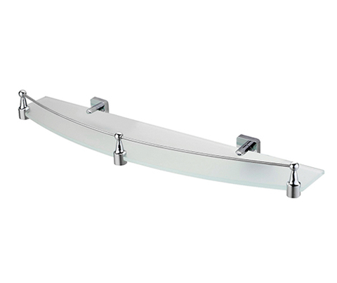 WasserKRAFT Dill K-3944 Полка стеклянная с бортиком