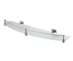 WasserKRAFT Dill K-3944 Полка стеклянная с бортиком фото