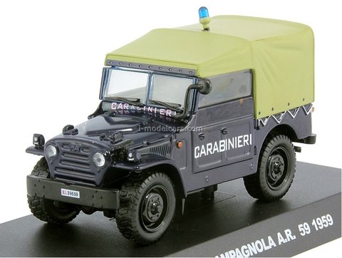 Fiat Campagnola 1959 Italian Carabinieri 1:43 DeAgostini World's Police Car #S1