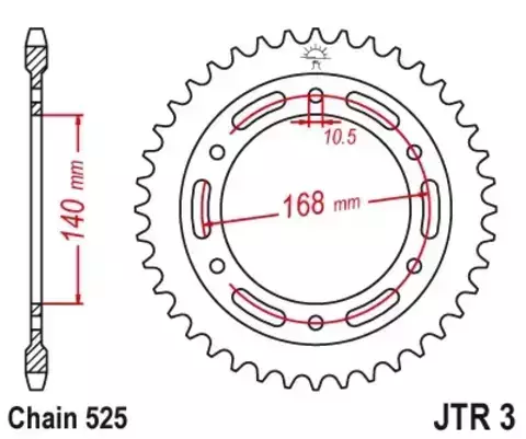 Звезда ведомая JTR3 41