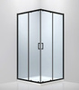 Abber Schwarzer Diamant AG02100B Душевой уголок, цвет: чёрный
