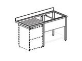 фото 1 ВАННА МОЕЧНАЯ APACH CHEF LINE L2S167-45LWD на profcook.ru