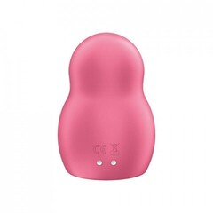 Вакуумно-волновой стимулятор с вибрацией Satisfyer Pro To Go 1, красный