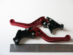 Рычаги ручки тормоза и сцепления Honda VTR 250 CB 400 CB-1 красные