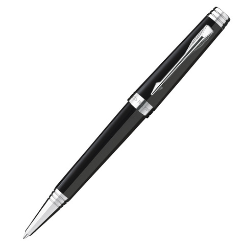 Parker Premier - Deep Black Lacquer ST, шариковая ручка, M