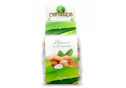 Арахис жареный в скорлупе "Мир Орехов", 125г