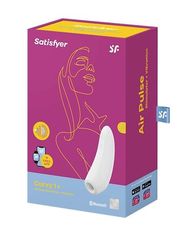 Белый вакуум-волновой стимулятор Satisfyer Curvy 1+ - 