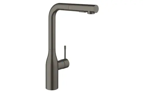 GROHE Essence 30504AL0 Смеситель для кухонной мойки с вытяжным изливом 2jet, темный графит матовый