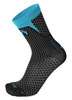 Премиальные носки Mico M1 Trail Run Black/Blue для бега