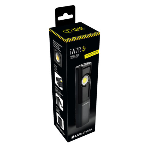 Фонарь универсальный Led Lenser IW7R, чёрный, светодиодный, 18650 (502005)