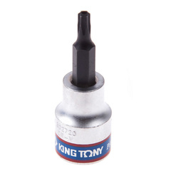 KING TONY (302720) Насадка (бита) торцевая 3/8", L = 50 мм, TORX с отверстием, T20