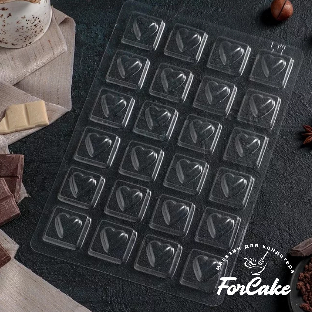 Форма Пластиковая Для Шоколада Звезда Купить