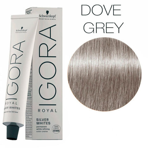 Schwarzkopf Igora Royal SilverWhites Dove Grey (Сталь) -Тонирующий краситель для волос
