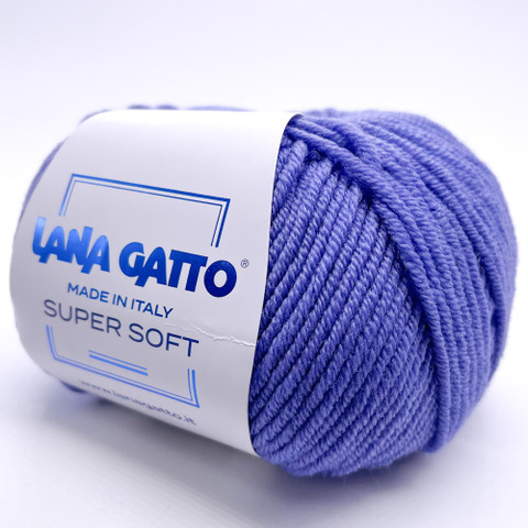 Пряжа Lana Gatto Super Soft 14598 фиолетовый (уп.10 мотков)