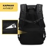 Картинка рюкзак городской Ozuko 9746 Black - 4