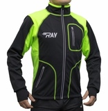 Утеплённый лыжный  костюм RAY STAR WS black-lime 2018 мужской