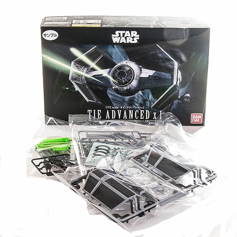 Star Wars 1/72 Scale Model Kit Tie Advanced X1