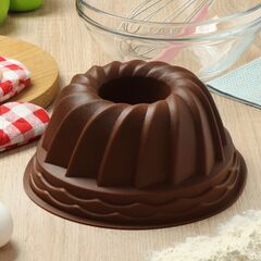 Форма для выпечки силикон, 23.5х10.5 см, кругл, шок, Daniks, Savory, Y4-4963