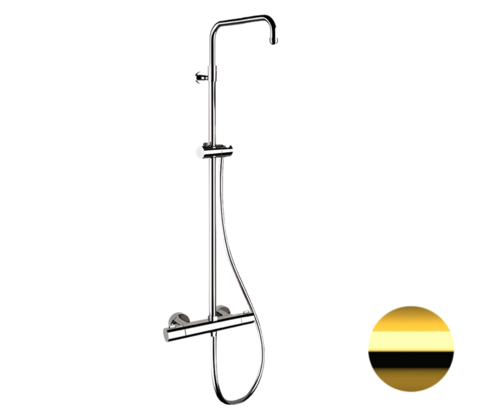 Remer EQ32ASSDDO Душевая система с термостатом Elegance EQ32ASSDDO, золото глянцевое (DO), шт