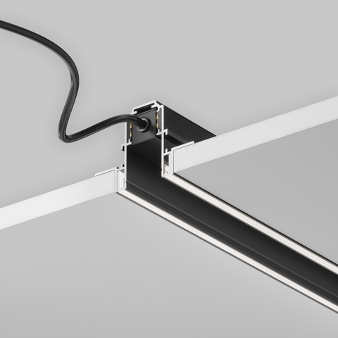 Шинопровод магнитный встраиваемый под ГКЛ 12,5 мм Maytoni EXILITY TRX034LS-222B 2м