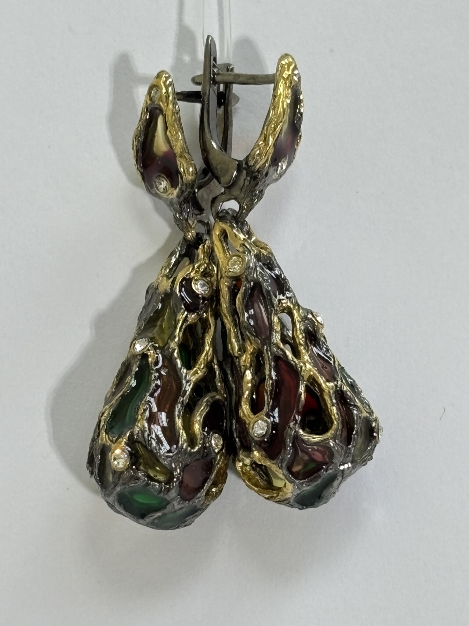 Сумерки М ( серьги из серебра)