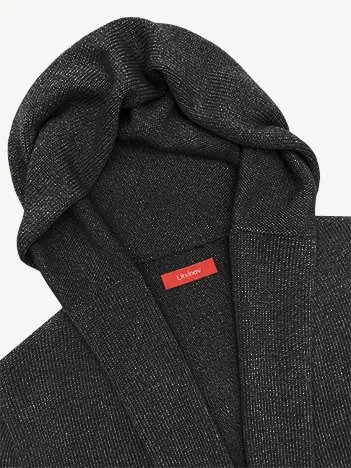 Кардиган с капюшоном из шелка