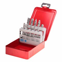 Набор бор-фрез твердосплавных 10шт HM-ALU S=6мм Ruko 116103A(K)