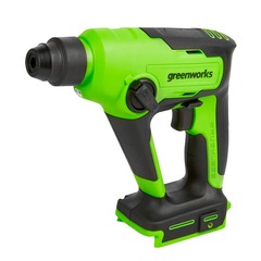 Перфоратор Greenworks GD24SDS1 24V (1,2 Дж) аккумуляторный, без АКБ и ЗУ