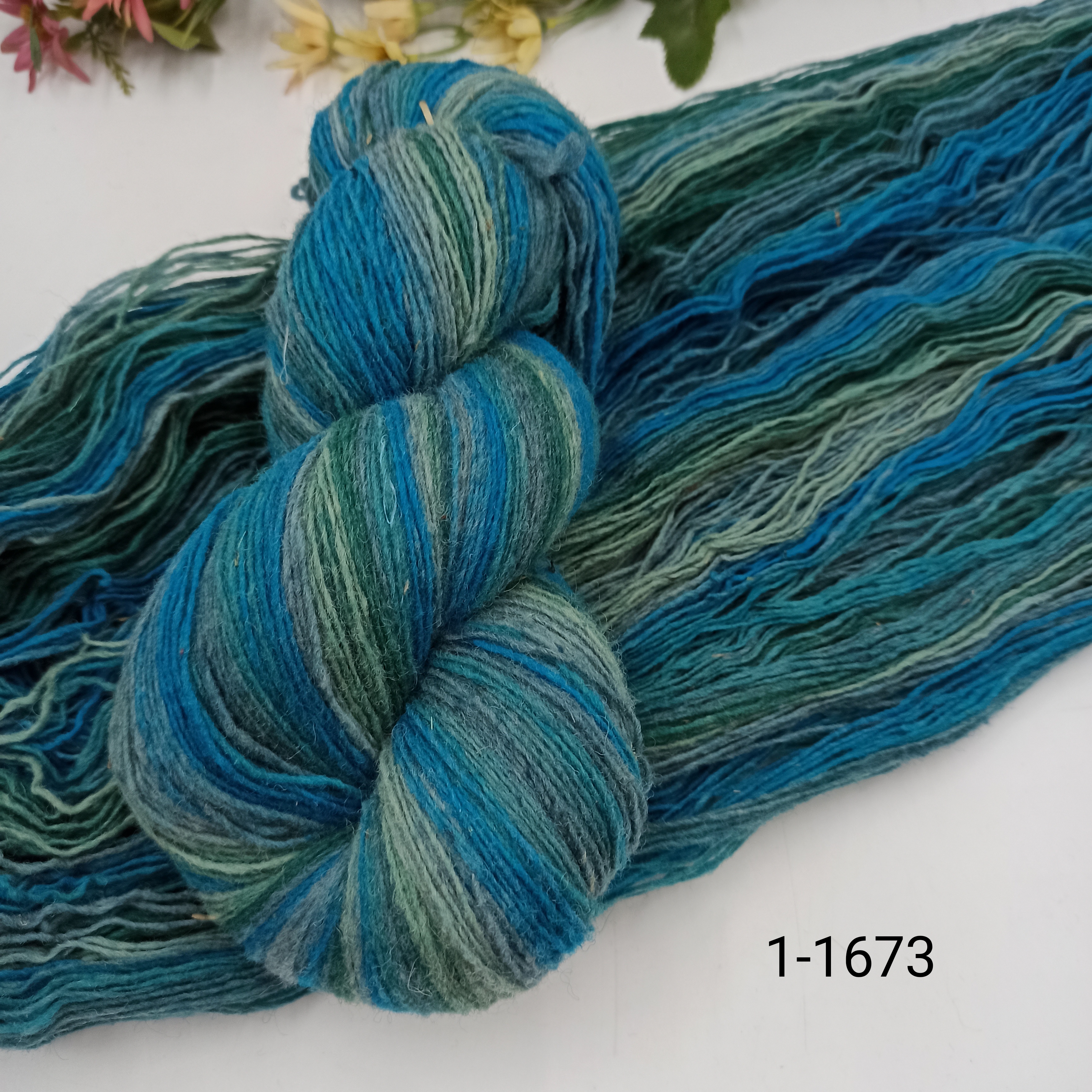 Дундага 6/1 шерсть секционного окрашивания 01-1673 420м/100гр