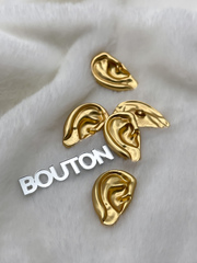 Пуговицы Скиапар. матовое золото в форме 