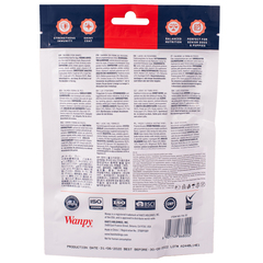 Wanpy Dog лакомство для собак кусочки из нежного лосося в форме рыбок 100г