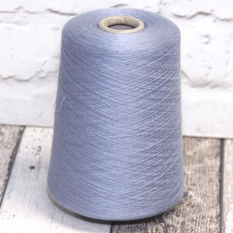 Кашемир с шелком LORO PIANA ROYAL 2/80 серо-голубой