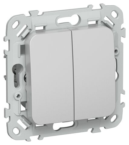 FLITE Выключ. жалюзи 10А ВЖ52-2-0-ФлА ал. IEK