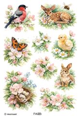 300 Пленочный трансфер декупажная карта, PROstoART