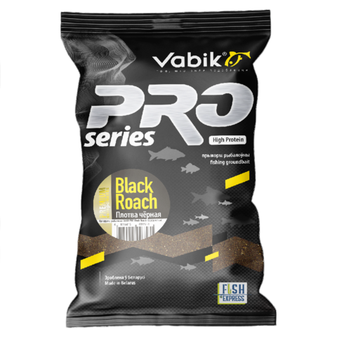 Прикормка Vabik PRO Black Roach (Плотва черная) 1кг 10шт/уп.
