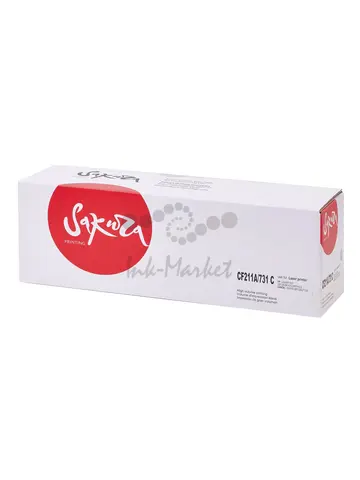 Картридж Sakura CF211A/731C для HP, Canon, голубой, 1800 к.