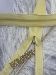 Молния Riri потайная неразъемная, Т3, цвет бледно-желтый 2308