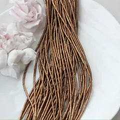 Гематин гематит, цилиндрические бусины, 8*2 мм, шоколад, 1 нить, ГМ103