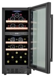 Винный шкаф Zugel ZCWI310DB черный