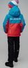 Утеплённый прогулочный лыжный костюм Nordski Montana Blue-Red мужской