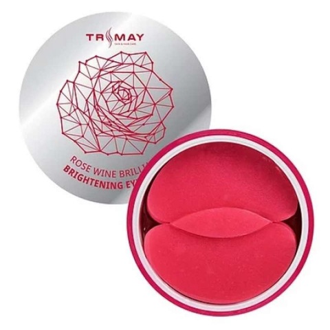 Trimay Rose Wine Brilliant Brightening Eye Patch осветляющие патчи для век с EGF, экстрактом розы и красного вина