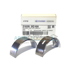 ВКЛАДЫШИ КОРЕННЫЕ STD ix35 -13, SANTA FE 10-, SORENTO 09-, SPORTAGE -13 ДВИГ THETA 2 HYUNDAI STD-AA(BLUE) (К-Т 2 ШТ)