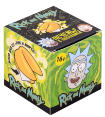 Печенье Рик и Морти с цитатами и сюрпризом (большая упаковка)