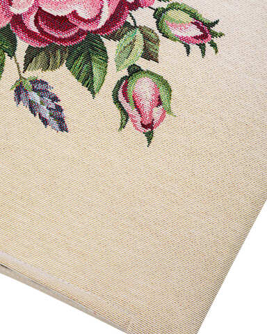 Наволочка декоративная 45х45см Mix&Match Home Розовое утро бежевая