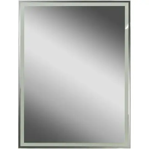 Зеркало-шкаф с подсветкой реверсивный ART&MAX TECHNO AM-Tec-600-800-1D-DS-F-Nero
