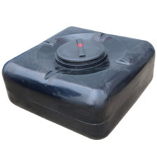 Бак для душа пластиковый большой STERH R 250 л. емкости для душа (101x101x47см;черный) - арт.555117