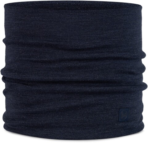 Картинка шарф-труба Buff Wool heavyweight Solid Indigo - 4